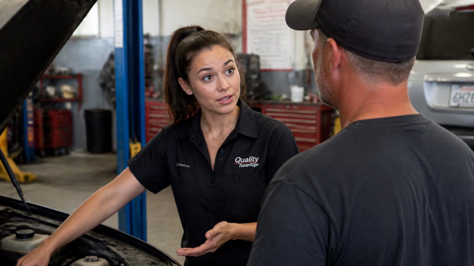 Car engine repair service